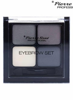 3-color eyebrow powder set + wax, grade 02