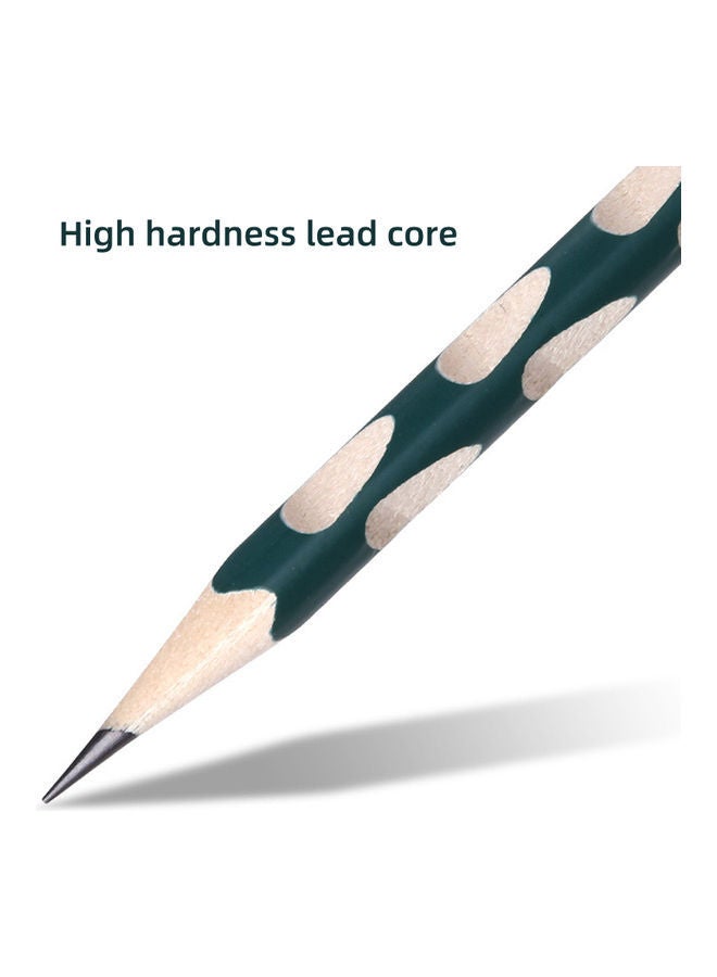 NIBEMINENT 12-Piece Writing Drawing Pencils Correction Grip Posture Elementary Multicolour - Image 4