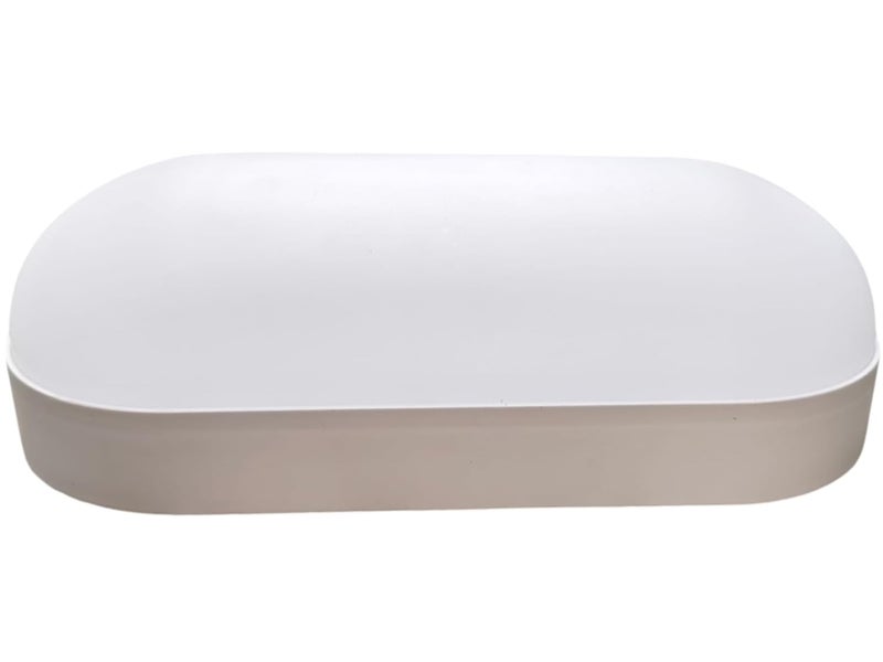 Ladies N Linen 1820W Wall Lamp LED Oval Shape Outdoor Bulkhead Waterproof Porch Light for Outdoor Garden Bathroom Light Cool Daylight - Image 2