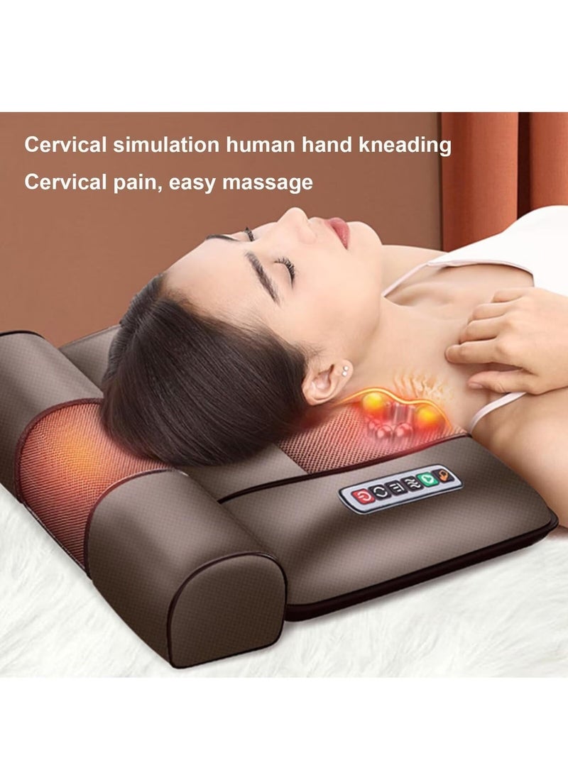 WALALLA Full Body Massage Mat with Adjustable Pillows Heating Pads, Back Massager Pad for Neck and Back Muscle Relaxation Full Body Massage, Portable Foldable Design - Image 5