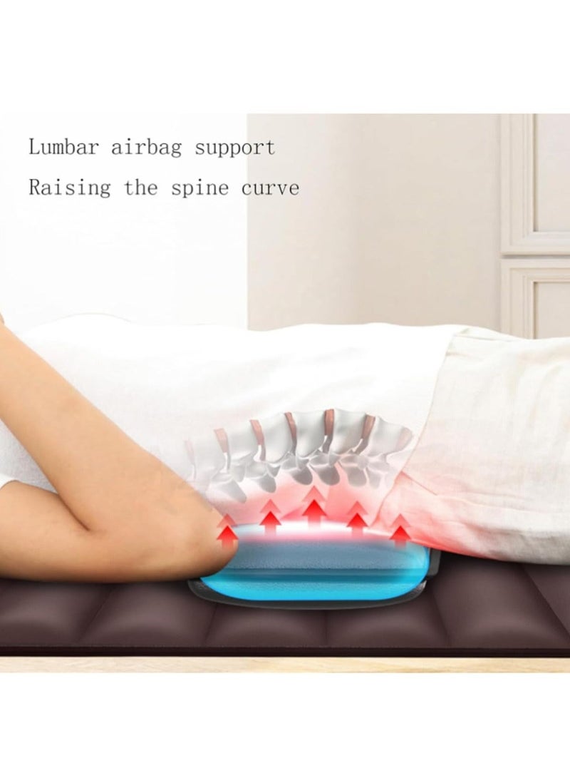 WALALLA Full Body Massage Mat with Adjustable Pillows Heating Pads, Back Massager Pad for Neck and Back Muscle Relaxation Full Body Massage, Portable Foldable Design - Image 4