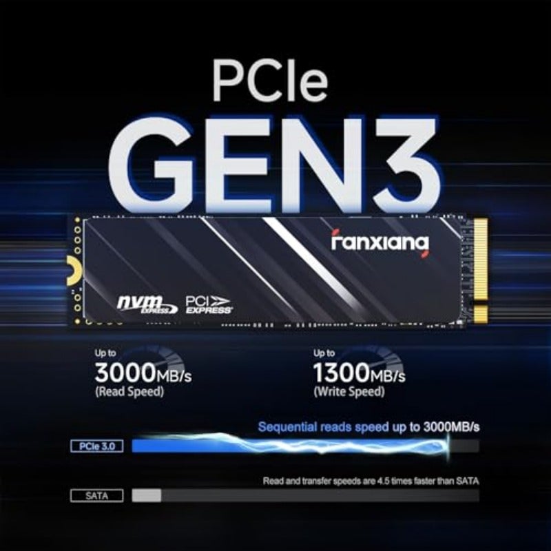 fanxiang S501Q SSD 512GB PCle 3.0x4 Internal Solid State Drive NVMe M.2 2280 Internal Solid State Drive SLC Cache 3D NAND Up to 3000MB s for Laptop and PC Desktops - Image 2