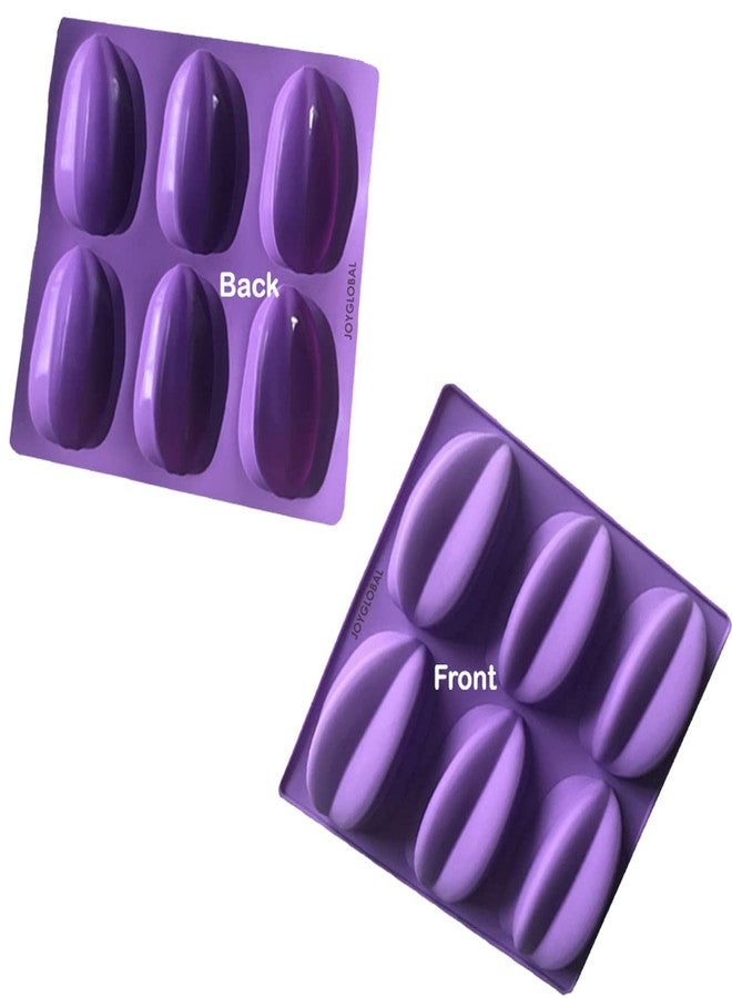 JoyGlobal Silicone 6 Cavity Carambola Starfruit Shaped Soap Muffin All Purpose Mould (Output Weight: Approx 100 Grams) - Image 2