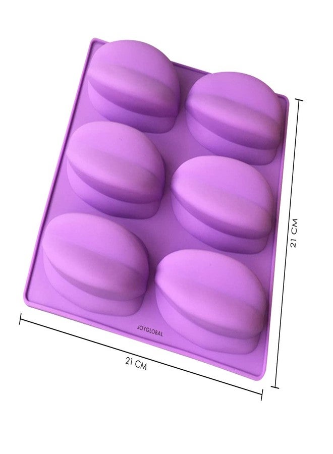 JoyGlobal Silicone 6 Cavity Carambola Starfruit Shaped Soap Muffin All Purpose Mould (Output Weight: Approx 100 Grams) - Image 5