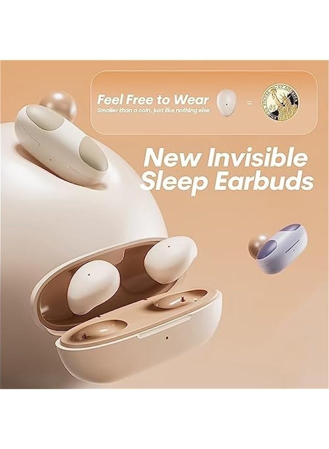 Sleep Earbuds for Side Sleepers, Sleep Invisible Ear Buds, Discreet Smallest Mini Micro Tiny Small Invisible Earbuds Wireless Bluetooth 5.3 for Sleeping on Side, Hidden Headphones for Work - Image 2