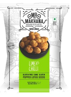 Lime and Chilli  Popped Lotus Seeds 25g Gluten-Free