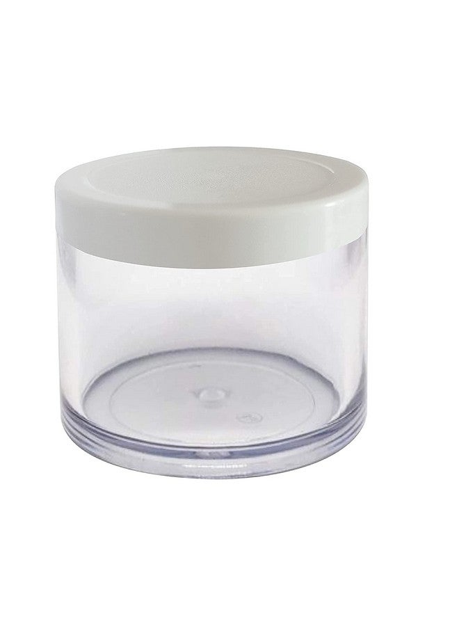 BH PLAST [ Pack of 4 PCS] 100 Gram Acrylic Cosmetic JAR for Body Butters, Creams, LIPBALM and Scrubs, Cosmetic Grade Travel Friendly JAR - Image 1