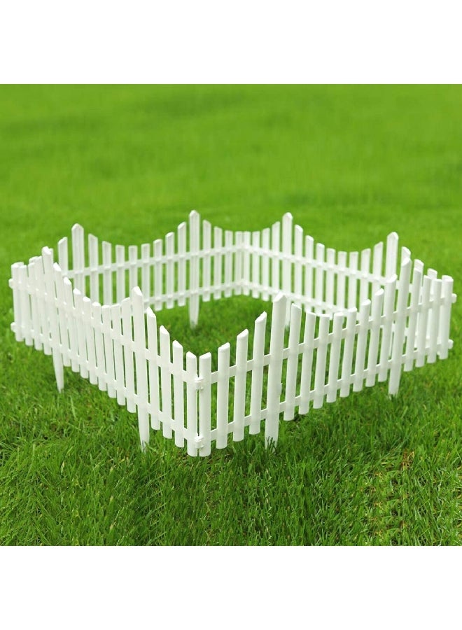 جاردين اسينتيال مجموعة من 3 قطع من سياج بلاستيكي صلب للحديقة وباللون الأبيض وبأبعاد 325 × 600 × 50.8 ملم T21-600B1-213N - Image 2