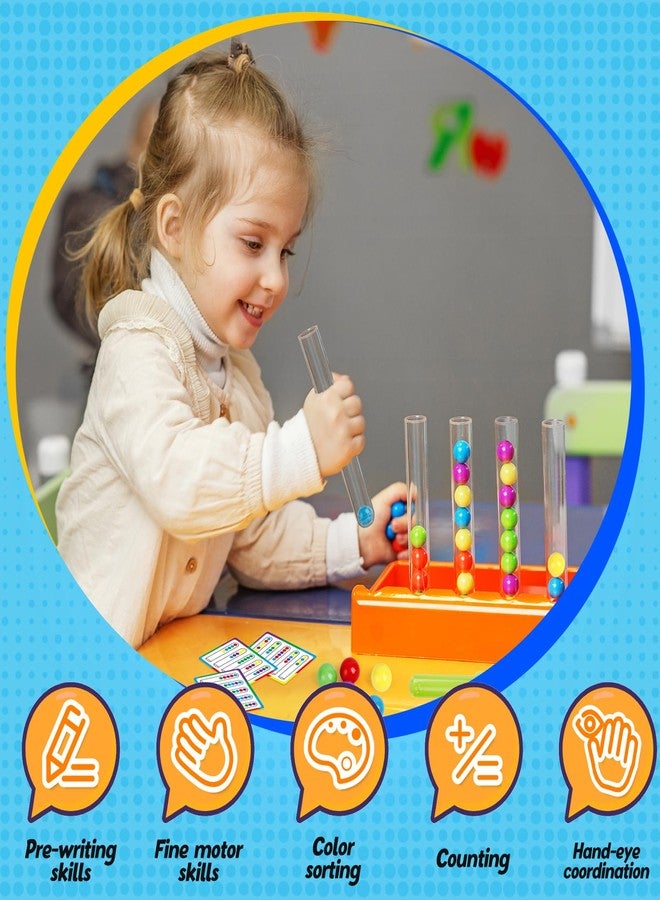 Broytain Counting and Color Sorting Toys for Toddlers,Math Manipulatives Match Games Educational Learning Fine Motor Skills,STEM Preschool Kindergarten Learning Activities - Image 5