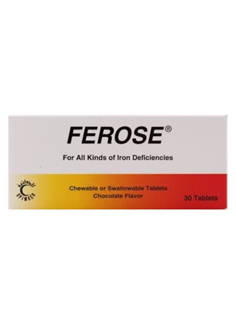 Ferose Tab 30S Chewable - pzsku/Z82D0A6B4F3C98B5809FCZ/45/_/1718010932/5233358b-5f28-4c15-adf9-f8418116b74e