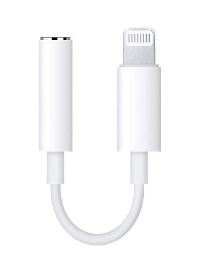 ICS Lightning Headphone Jack Adapter White - Image 1