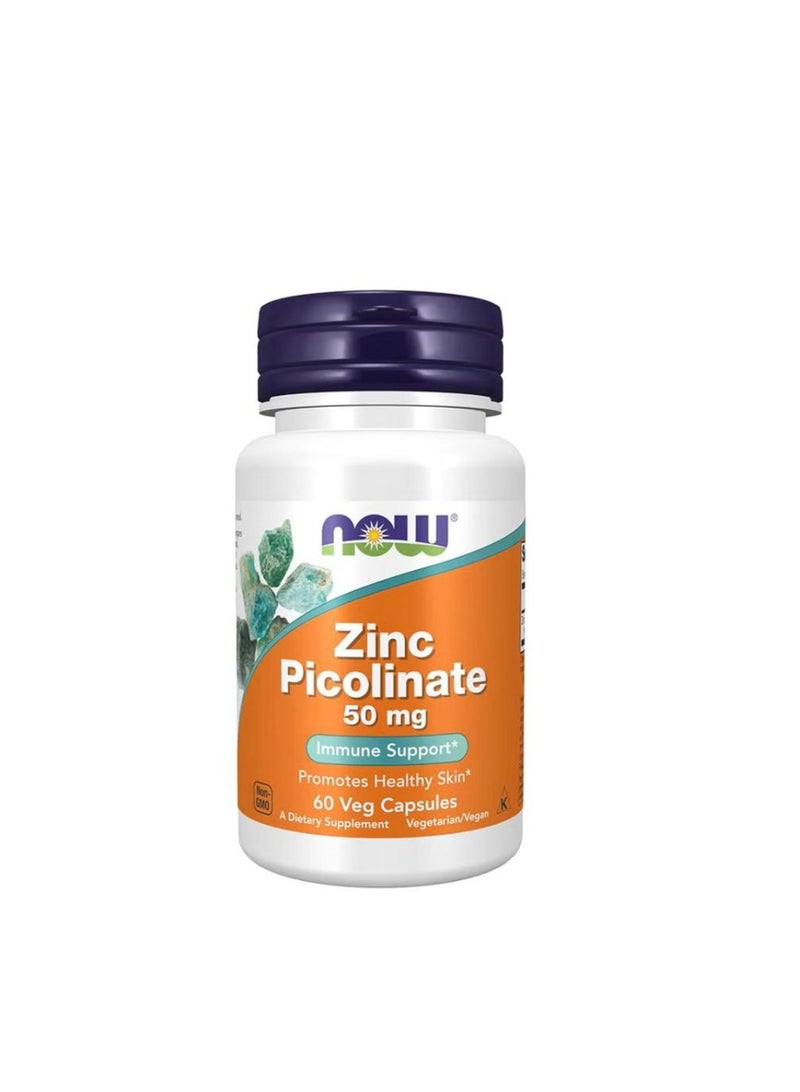 Now zinc picolinate 50 mg . 60 veg  capsules