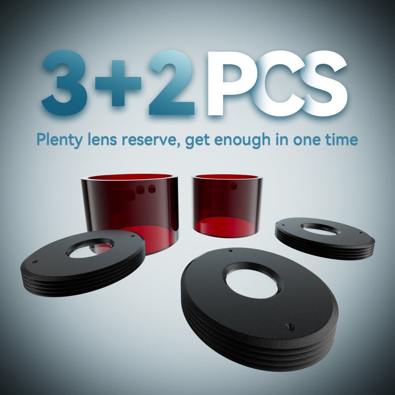 SCULPFUN S9 Engraver Original Lens 3 Pack High Transparency Anti Oil Anti Smoke Acrylic Cover Energy Efficient Durable Easy Installation for S9 Engraver - Image 3