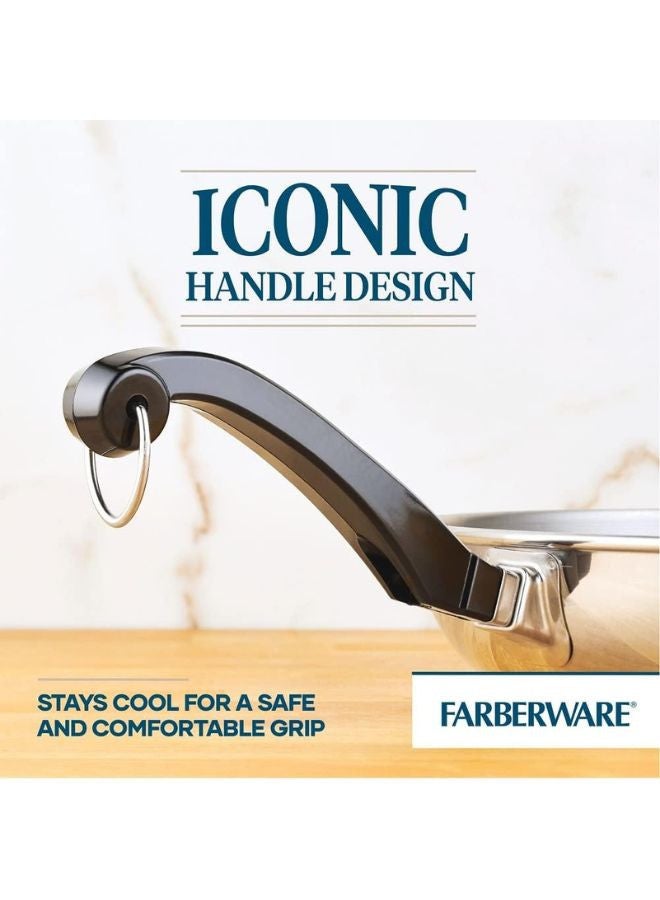 Farberware Classic Stainless Steel Cookware Pots and Pans Se | 15-Piece Cooking Set - FB50049 Silver - Image 4