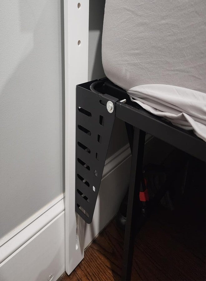 IRONDIY 2 Pcs Headboard Brackets for Metal Bed Frame,Adjustable Headboard or Footboard Brackets Attach Headboard to Bed Frame,Compatible with 14,16,18inches Bed Frame - Image 5
