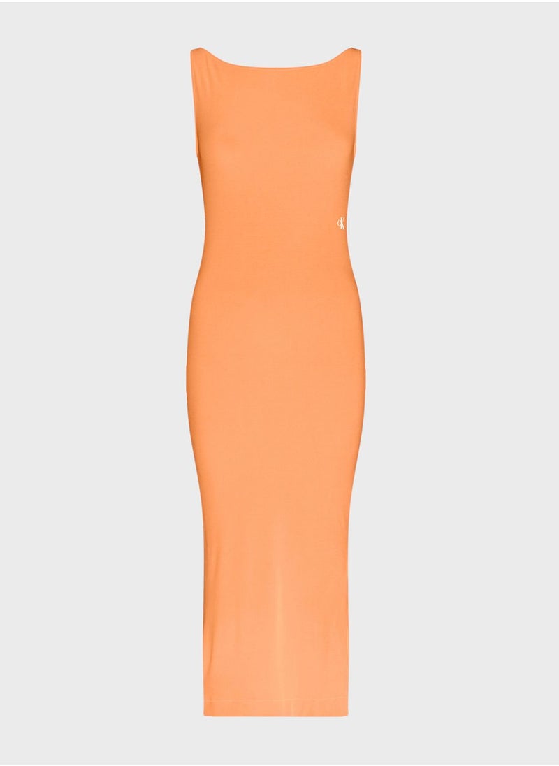 Calvin Klein Jeans - Strappy Knitted Bodycon Dress - Image 1