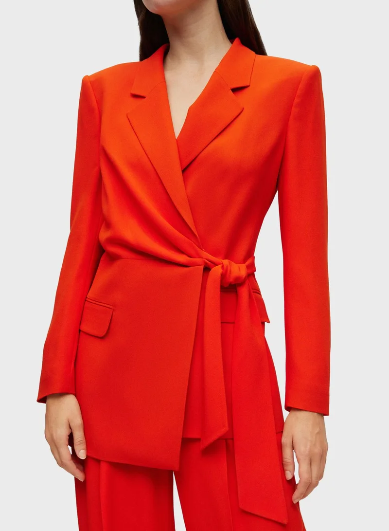 BOSS Tie Detail Blazer