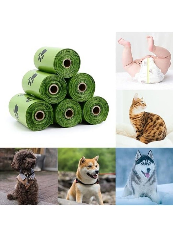 General Dog Poo Bags - 390 Counts Biodegradable Poop Waste Bag Refill Rolls for Dogs include 1 Adjustable Dispenser | Scented  - Image 4