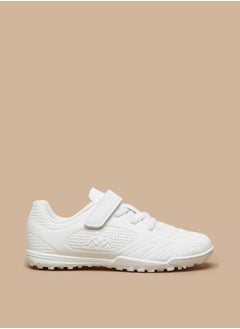 Kappa Boys' Textured Sports Shoes with Hook and Loop Closure  - Image 3