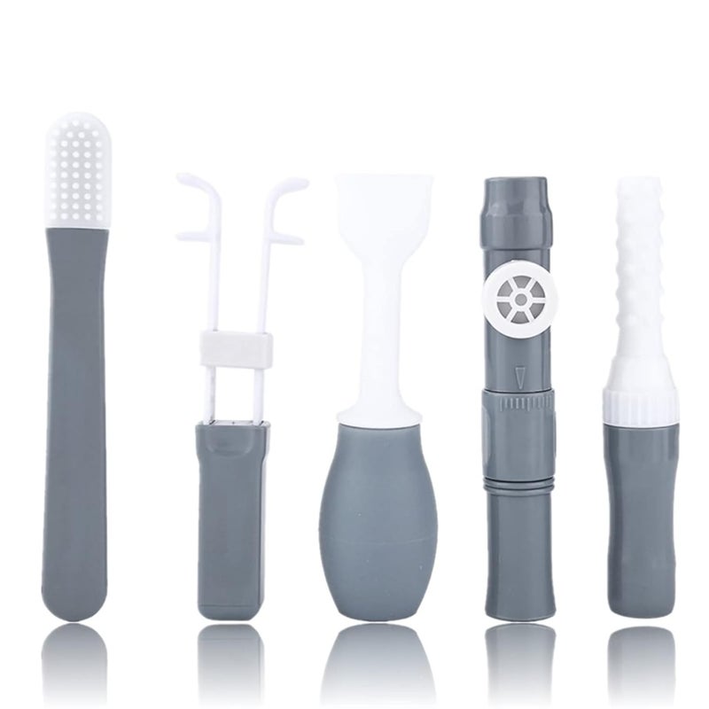 كلاراكو جهاز تدريب عضلات الشفاه واللسان للتعافي جهاز تدريب عضلات الفم والفم جهاز تدليك التعافي جهاز تدريب اللسان ساحب لعسر التلفظ إعادة تأهيل عضلات اللسان السكتة الدماغية الشلل النصفي - Image 1