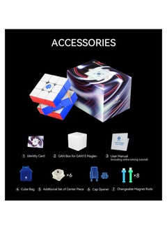 GANCUBE GAN 15 3x3 Magnetic Speedcube Maglev UV  - Image 4