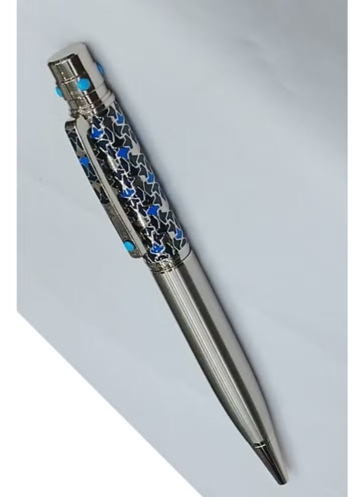 Silver smart ballpoint pen