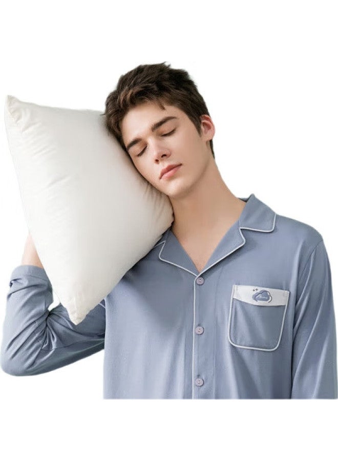 Fenton Mingxing Fan Chengcheng Same Style Anti-Mite Pure Cotton Pajamas, Women'S Autumn And Winter Long-Sleeve Men'S Loungewear Set - Image 3