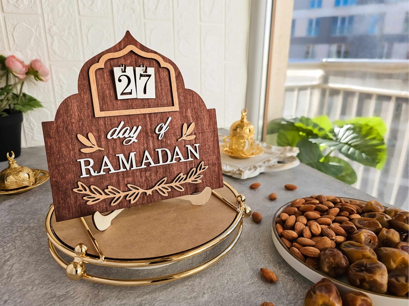 Oleek Ramadan Countdown Calendar - Ramadan Decorations For Home 2025 - Ramadan Calendar For Kids - Ramadan Gifts For Kids - Ramadan Table Decor - Ramadan Advent Calendar - ???? ????? ???? ????? - Image 3