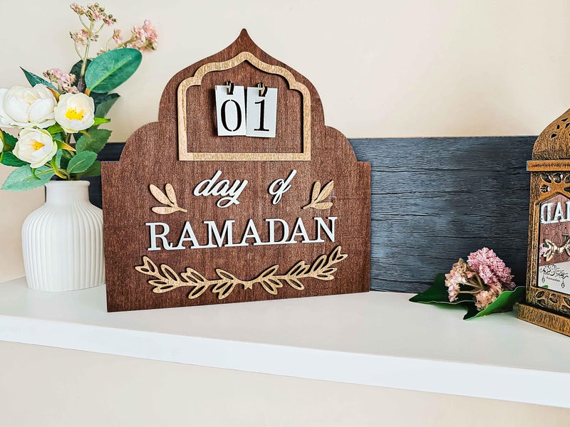 Oleek Ramadan Countdown Calendar - Ramadan Decorations For Home 2025 - Ramadan Calendar For Kids - Ramadan Gifts For Kids - Ramadan Table Decor - Ramadan Advent Calendar - ???? ????? ???? ????? - Image 5