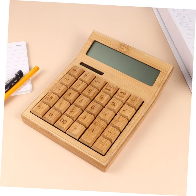 SHERCHPRY Solar Calculator 29-Key Office Calculator with Solar Power for School and Office Use - Image 5