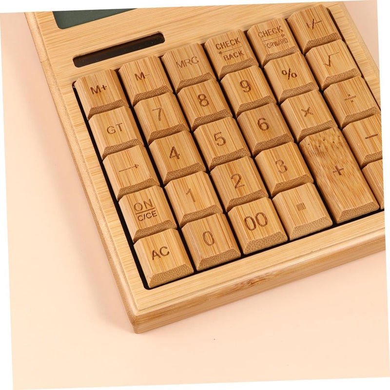 SHERCHPRY Solar Calculator 29-Key Office Calculator with Solar Power for School and Office Use - Image 3