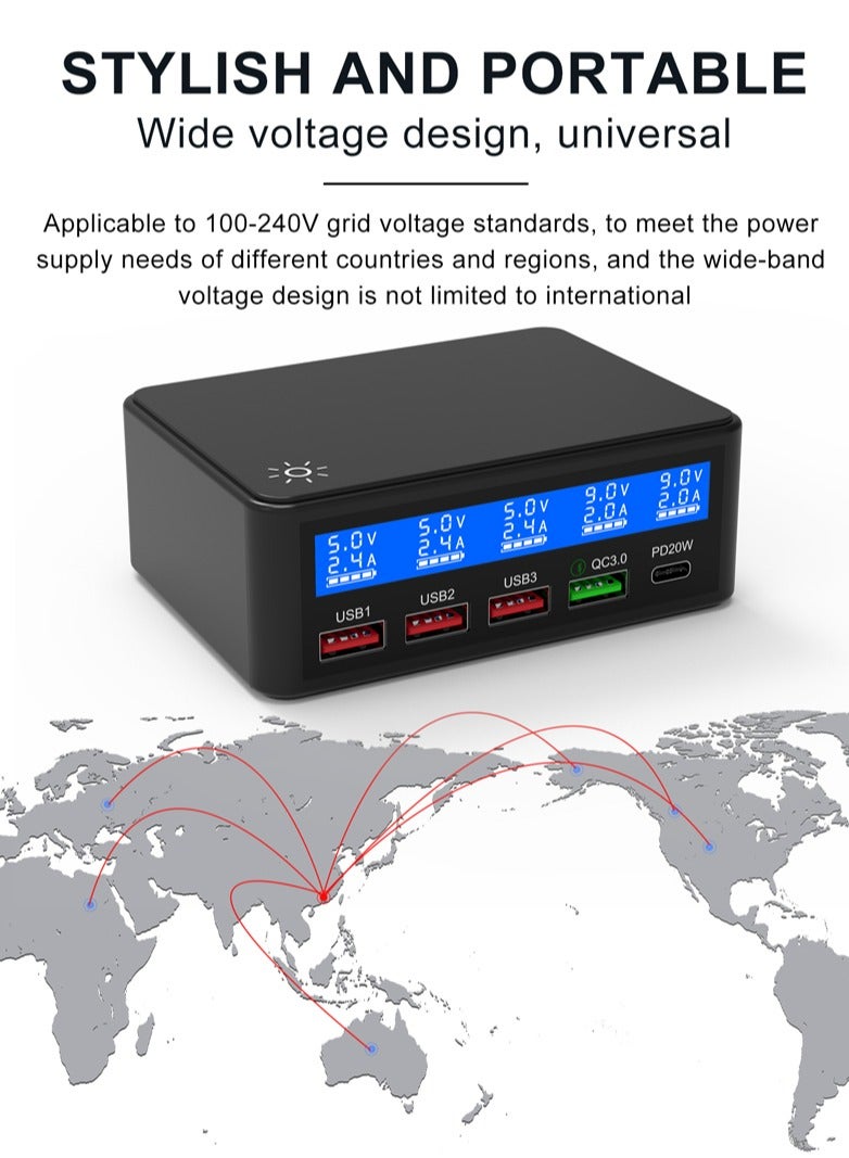 GULFLINK Desktop multi-port usb charging station.  - Image 2