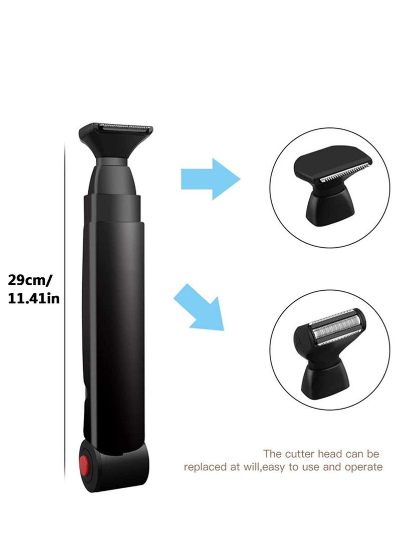 Back Shaver, Professional DIY Electric Body Shaver for Men Portable Handheld Body Grooming Safety Razor Pain-Free Back Hair Removal - Image 5