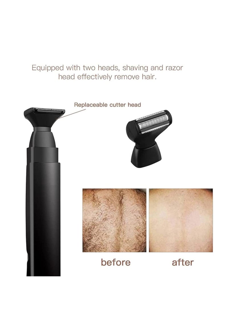Back Shaver, Professional DIY Electric Body Shaver for Men Portable Handheld Body Grooming Safety Razor Pain-Free Back Hair Removal - Image 2