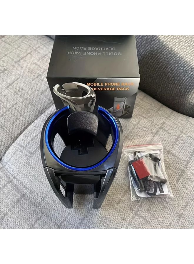 Adjustable Car Cup Holder Black Red Durable ABS Vent Clip Beverage Tea Mount Portable Auto Organizer - Image 3