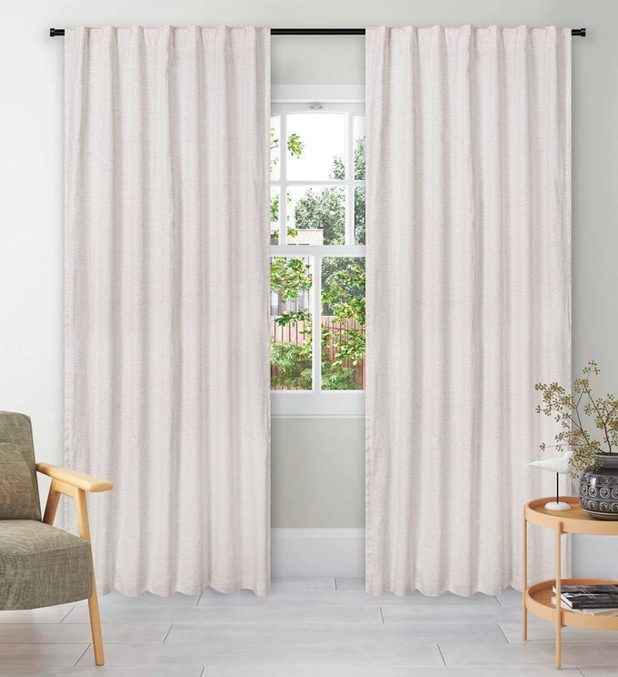 LINEN CURTAINSNATURAL CURTAIN IN LINEN VISCOSE SLUB 50X84 NATURAL SET OF 2 2 PANELS CURTAINTAB TOP CURTAINS WITH TEXO LININGROOM DARKENING DRAPESTHANKGIVINGCHRITSMASCURTAINS FOR BEDROOM