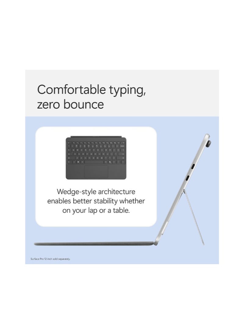 مايكروسوفت لوحة مفاتيح Surface Pro لجهاز Surface Pro مقاس 12 بوصة - لوحة مفاتيح فقط، مادة ألكنتارا - Image 5