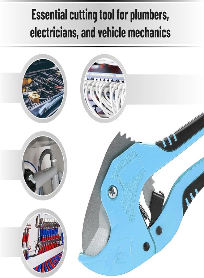 Inditrust 3~42mm Cutter for PVC, Plastic, PPR, Vinyl & Rubber Tube High Quality Aluminum Plastic PVC Pipe Cutter (Quick Release Type) - Image 4