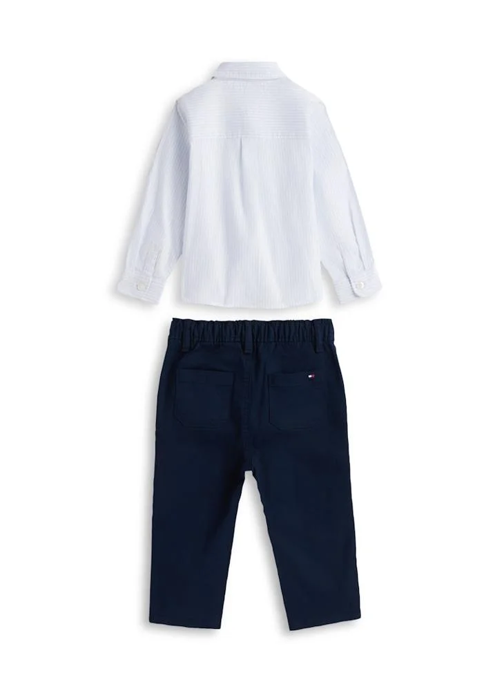 تومي هيلفيغر طقم قميص هدية للأطفال الرضع