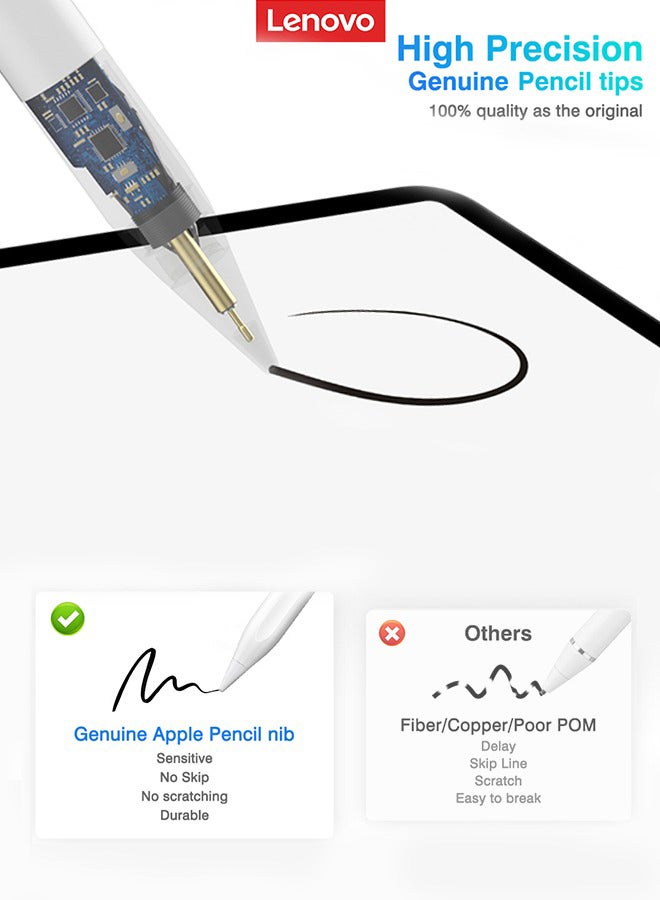 Lenovo Thinkplus BP16 High Tech Smart Stylus Pencil For Phone Tablet iPad White - Image 3