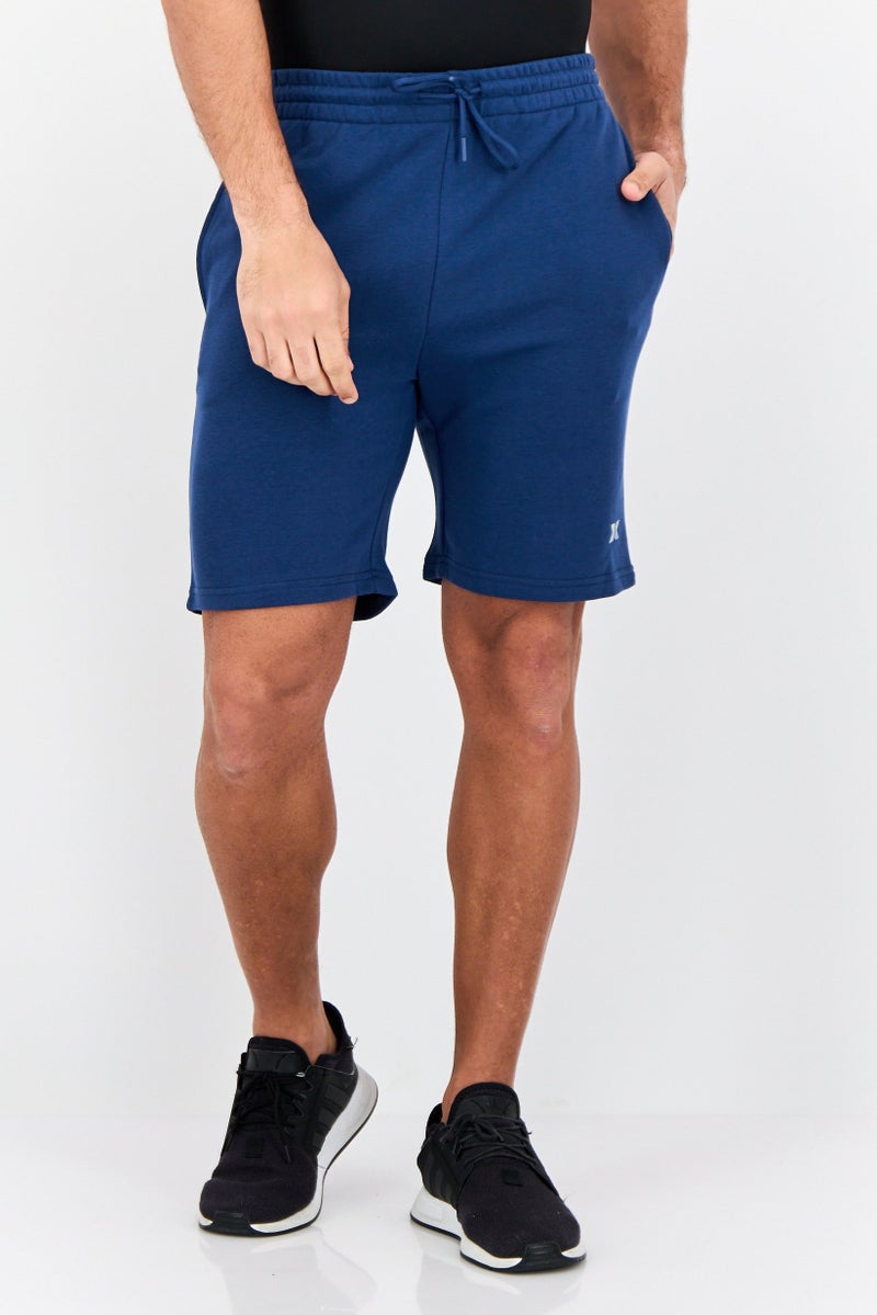 RBX Men Sportswear Fit Training Shorts, Dark Blue  - Image 1