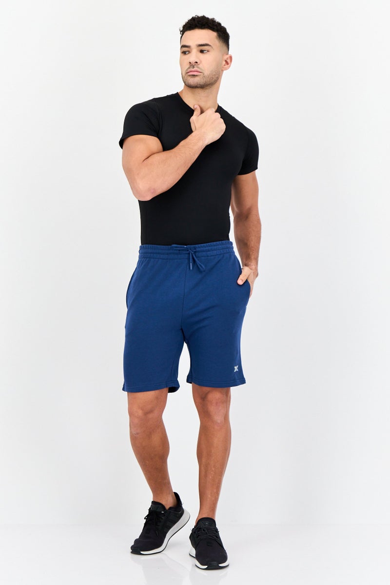RBX Men Sportswear Fit Training Shorts, Dark Blue - Image 4
