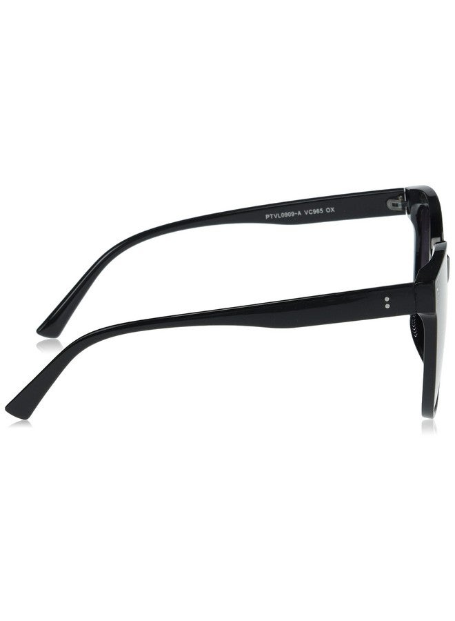 VINCE CAMUTO Womens Vc965 Chic Uv Protective Studded Cat Eye Sunglasses Luxe Gifts For Women 61 Mm Black Mm Us - Image 3