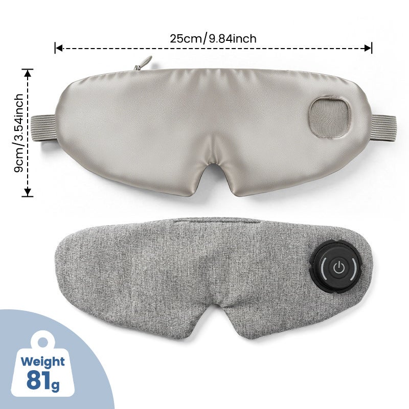 Wireless Heating Eye Mask with Graphene, 3 Temperature Settings, Rechargeable, Washable - Image 4