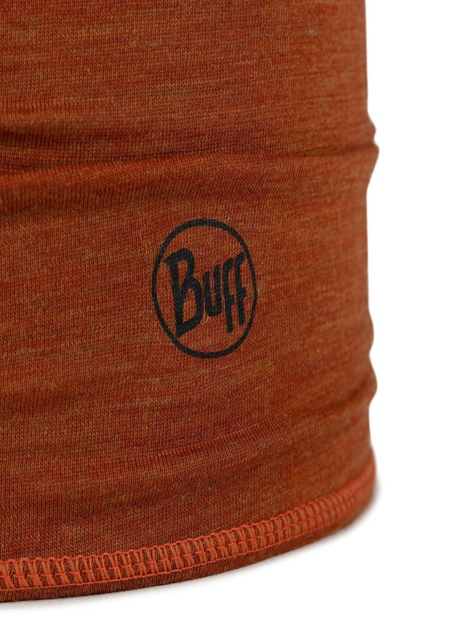 Buff Lightweight Merino Wool Neck Gaiter, 100% Ethically Sourced Wool, Versatile, Temperature Regulating Face Mask, Solid Cinnamon, Adult Size - Image 4