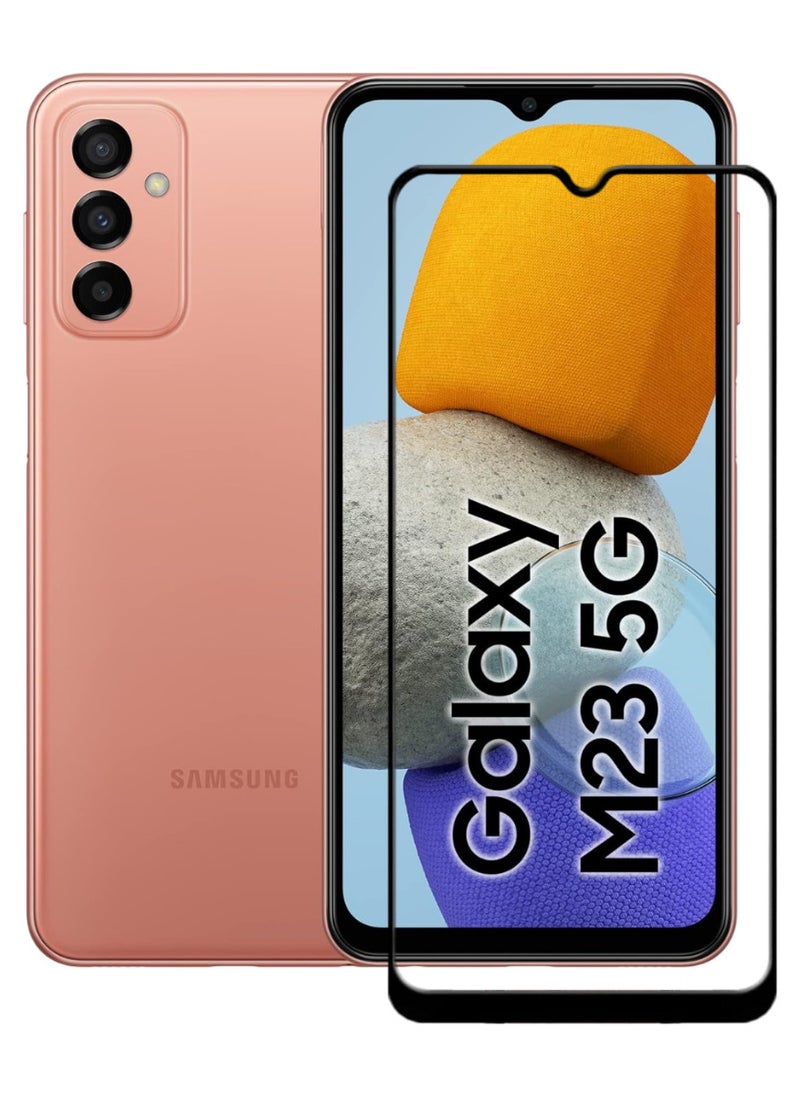 ACLIX Antistatic ESD Dustproof Premium Quality High Definition Tempered Glass Screen Protector Designed For Samsung Galaxy M23 - Image 1