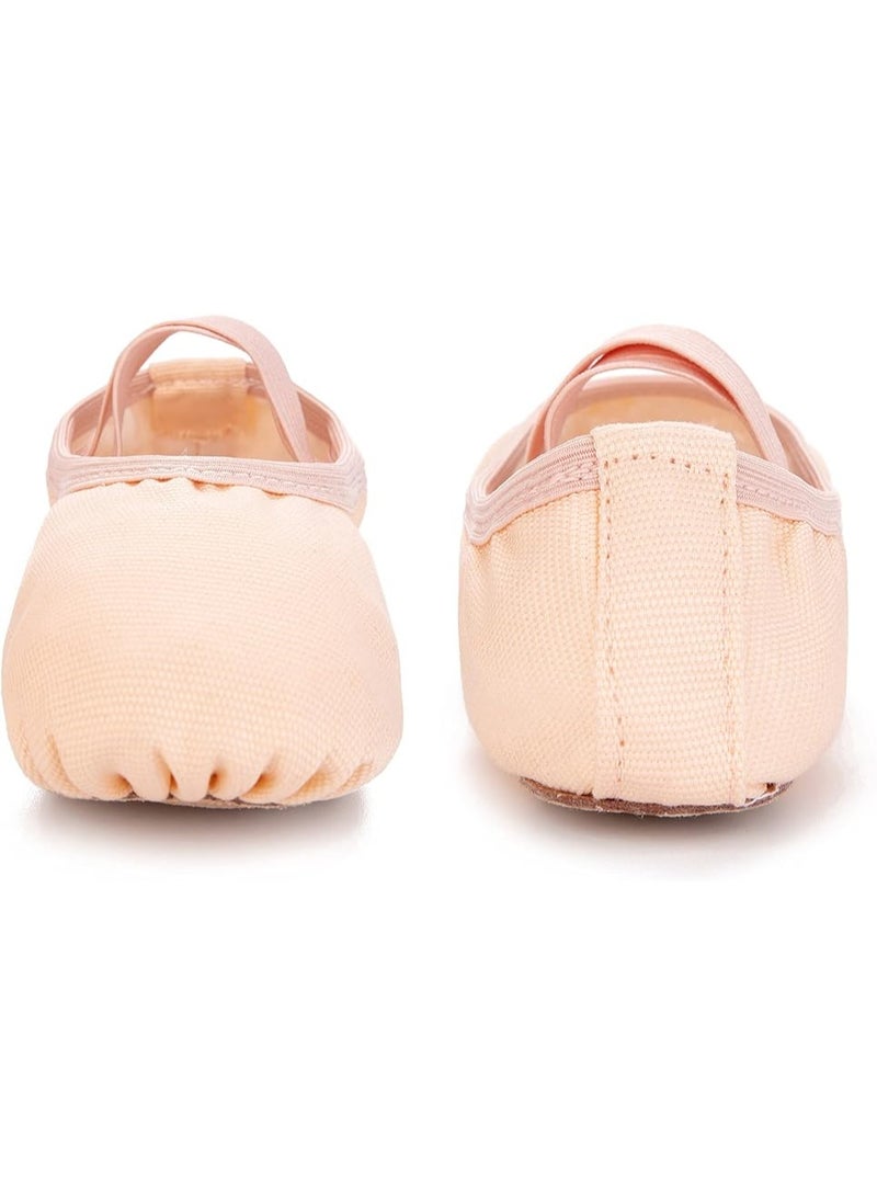 جورونب أحذية باليه قماشية مسطحة للبنات/الأطفال الصغار/النساء، أحذية لممارسة اليوغا والرقص - Image 4