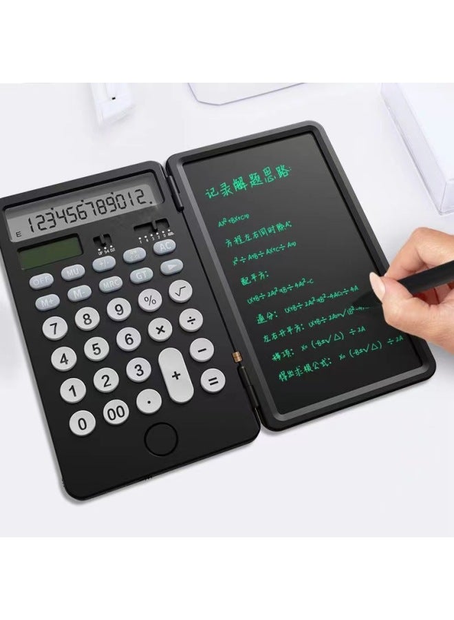 Function Calculator Handwriting Board Two-in-one Multifunctional Folding Quiet Portable Scientific Calculator For Examinations - Image 1