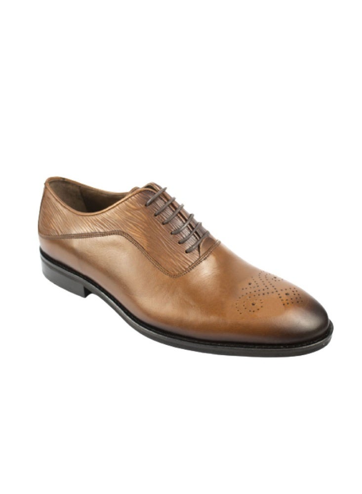 Levent Classic Genuine Leather 
Lace Up Shoes - Image 1