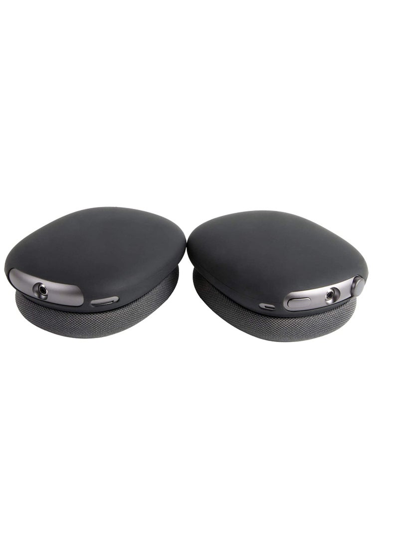 Generic - Silicone Case for AirPods Max Scratch Resistant Portable Headphone Cover Black - Image 1